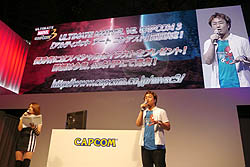 ꡼ No.007 | TGS 2011ϡULTIMATE MARVEL VS. CAPCOM 3פ˿֥Сס֥եȡפNEO-G vs. ꥢɤΥзϪ줿ơ٥ 