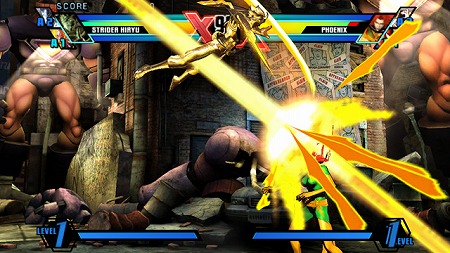 画像ギャラリー No.007のサムネイル画像 / PS Vita版「ULTIMATE MARVEL VS. CAPCOM 3」のタッチパネルや「near」を使った機能を紹介。Wi-Fi通信では対戦だけでなく観戦も可能