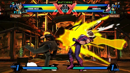 画像ギャラリー No.009のサムネイル画像 / PS Vita版「ULTIMATE MARVEL VS. CAPCOM 3」のタッチパネルや「near」を使った機能を紹介。Wi-Fi通信では対戦だけでなく観戦も可能