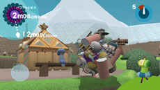 画像ギャラリー No.004のサムネイル画像 / ありんこから高層ビルまでなんでも巻き込んでしまおう。「塊魂 ノ・ビ〜タ」,さまざまなシチュエーションのミッション内容を発売前にチェック