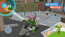 画像ギャラリー No.012のサムネイル画像 / ありんこから高層ビルまでなんでも巻き込んでしまおう。「塊魂 ノ・ビ〜タ」,さまざまなシチュエーションのミッション内容を発売前にチェック