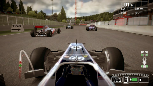 画像ギャラリー No.005のサムネイル画像 / 「F1 2011」のPS Vita版&ニンテンドー3DS版の発売が決定。最大4人でのマルチプレイに対応