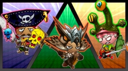 画像集#003のサムネイル/「Happy Wars」,宇宙から襲来した植物と戦う「Castle Defense」ルールが開催