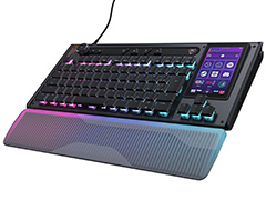 4.3インチタッチパネルが付いた10キーレスゲーミングキーボード「Command Series KB7」が7月上旬に発売