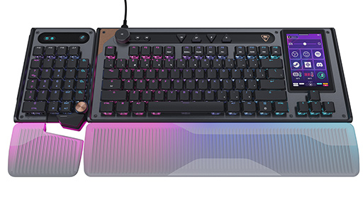 画像ギャラリー No.006のサムネイル画像 / 4.3インチタッチパネルが付いた10キーレスゲーミングキーボード「Command Series KB7」が7月上旬に発売