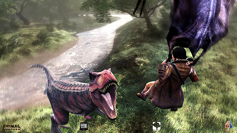 人間と恐竜が対戦するという異色のオンラインゲーム Primal Carnage の最新ムービーが公開