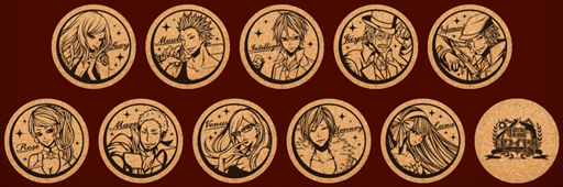 画像ギャラリー No.010のサムネイル画像 / 「怪盗ロワイヤル」,リリース10周年の記念イベントを実施。オリジナルコースターがもらえる期間限定のコラボカフェもオープン