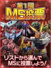 画像ギャラリー No.002のサムネイル画像 / 「ガンダムエリアウォーズ」がMS投票企画を実施。上位の3機がSR+に