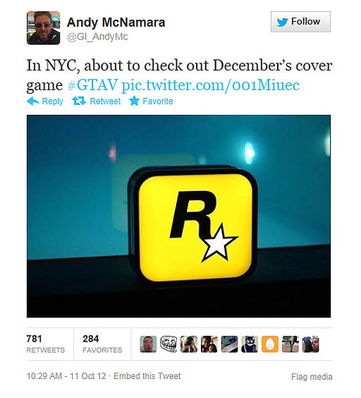 画像ギャラリー No.002のサムネイル画像 / 情報公開間近か。Game Informer誌12月号の表紙が「Grand Theft Auto V」になることが明らかに