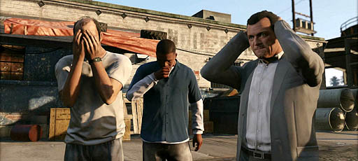 画像ギャラリー No.008のサムネイル画像 / 「Grand Theft Auto V」の最新ムービーを,現在分かっている範囲で細かく分析。3人の主人公が暮らす街,ロスサントスの日常風景とは