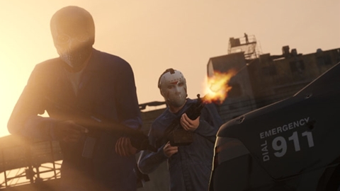 画像ギャラリー No.014のサムネイル画像 / 主人公が3人になった「グランド・セフト・オートV」の進化を実機で確認。水中移動も可能なマップの広さはシリーズ最大規模で,自由度もさらに高まる