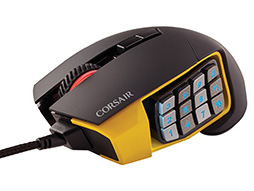 画像ギャラリー No.003のサムネイル画像 / サイドボタンの位置を調整できるCorsair製のMOBA/MMO向けマウス「Scimitar RGB」が発売に