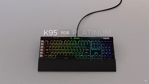Corsairのフラッグシップキーボード「K95 RGB PLATINUM」が日本語配列 