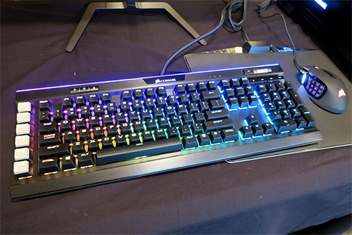 Corsairのフラッグシップキーボード K95 Rgb Platinum 日本語配列モデルが国内初公開 発売は3月25日