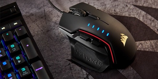 画像ギャラリー No.001のサムネイル画像 / 側面パーツを交換して握り心地を変えられるCorsair製マウス「Glaive RGB」が国内発売