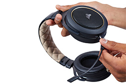 ���������꡼ No.008�Υ���ͥ������ / PC��PS4ξ�б���Corsair���磻��쥹�إåɥ��åȡ�HS70 WIRELESS�פ�7��˹���ȯ�䡣PC���ѻ��ˤ�7.1ch���饦��ɤˤ��б�