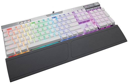 銀と白のカラーが目を惹くcorsair製キーボード K70 Rgb Mk 2 Se が国内発売