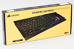 ���������꡼ No.039�Υ���ͥ������ / ��PR������Cherry������Ѥ���Corsair�������ܡ��ɡ�K70 RGB MK.2 LOW PROFILE�פϹ�®���ϽŻ�Υ����ޡ����������֤�