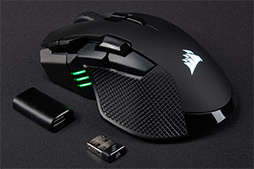 ���������꡼ No.003�Υ���ͥ������ / Corsair�������磻��쥹�ޥ�����IRONCLAW RGB WIRELESS�פȡ��磻�䡼�ɥޥ�����GLAIVE RGB PRO�פ�ȯɽ