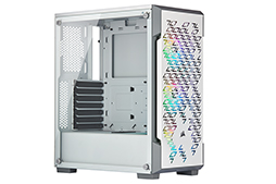 画像ギャラリー No.002のサムネイル画像 / Corsair,前面にLED付きファン3基を装備するPCケースを発表。設定ソフト「iCUE」対応のファンコンも付属