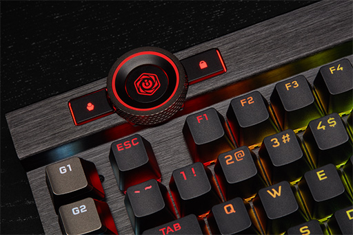 Corsair 新フラグシップキーボード K100 を発表 キー入力のスキャンとレポートレートを4000hzに高速化