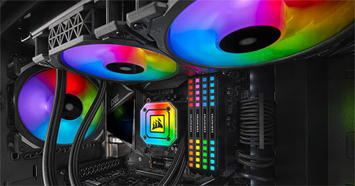 ���������꡼ No.003�Υ���ͥ������ / ��������Ϥʥ��顼LED��������Corsair���ʰױ���CPU�����顼��ȯ��