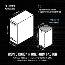 画像集#006のサムネイル/Corsair，小型筐体にi9-12900KとRTX 3080 Tiを詰め込んだゲームPC「CORSAIR ONE i300」を発表