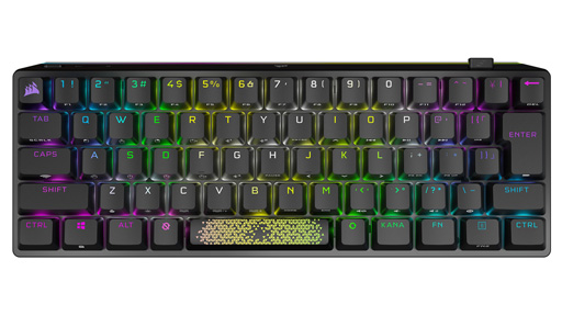 ���������꡼ No.001�Υ���ͥ������ / �磻��쥹���磻�䡼��ξ�б���Corsair��60�󥭡��ܡ��ɡ�K70 Pro Mini Wireless�פ�����ȯ�䡣���������å���򴹤Ǥ���