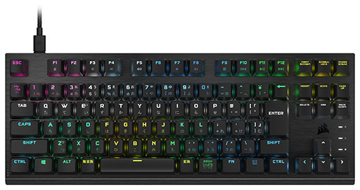 画像ギャラリー No.008のサムネイル画像 / Corsair,光学式キースイッチの10キーレスキーボード「K60 PRO TKL OPX」をAmazon限定で発売。予約は9月23日から