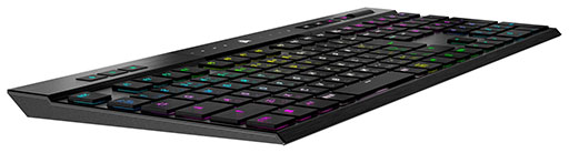 薄さ17mmでメカニカル! Corsairのフラッグシップキーボード「K100 AIR