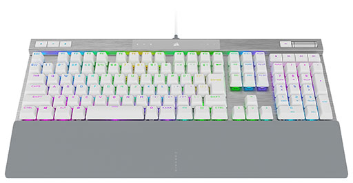 画像集 No.005のサムネイル画像 / 薄さ17mmでメカニカル! Corsairのフラッグシップキーボード「K100 AIR Wireless」が国内発売決定