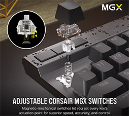 画像集 No.005のサムネイル画像 / 「MGX Switch」は文句なしの感触。Corsairの新キーボード「K70 MAX」で最上級の押し心地を体験せよ【PR】