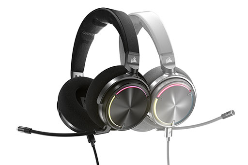 ���������꡼ No.002�Υ���ͥ������ / Dolby Atmos�б��Υ磻��쥹���磻�䡼�ɥإåɥ��åȡ�VIRTUOSO MAX�פ�Corsair��ȯɽ