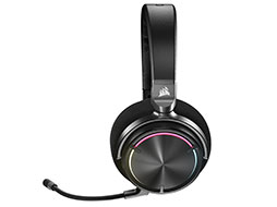 ���������꡼ No.005�Υ���ͥ������ / Dolby Atmos�б��Υ磻��쥹���磻�䡼�ɥإåɥ��åȡ�VIRTUOSO MAX�פ�Corsair��ȯɽ