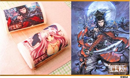 三国志大戦tcg のイラストがプリントされたロールケーキが登場