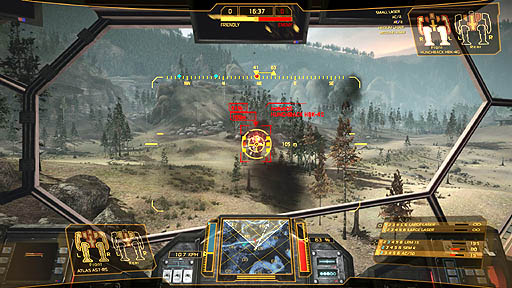 画像ギャラリー No.001のサムネイル画像 / 「MechWarrior Online」の最新ムービーが公開。マップの環境によって,メックの操作性が変化