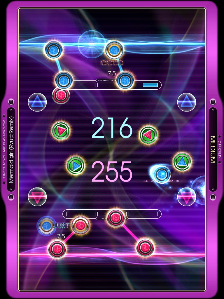 画像集 002 Ipad版 Reflec Beat Plus アーケード版新曲やアニメ楽曲packを