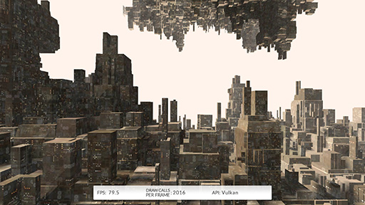 ���������꡼ No.005�Υ���ͥ������ / Android�ǡ�3DMark�פˡ�API Overhead feature test�פ��ä�롣OpenGL ES 3.0��Vulkan��API��ǽ��Ӥ���ǽ��