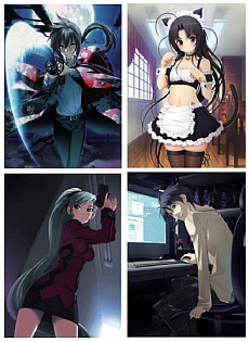 画像ギャラリー No.002のサムネイル画像 / ホビージャパン,「ニトロプラスカードマスターズ」の拡張パックを6月下旬に発売。牧瀬紅莉栖や足利茶々丸のカードも収録