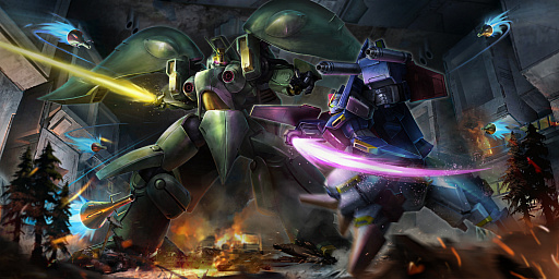 画像ギャラリー No.006のサムネイル画像 / 【PR】「機動戦士ガンダムオンライン」で展開される空前の大規模MS戦。君は生き延びることができるか