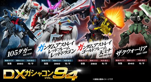 機動戦士ガンダムオンライン 4機の新機体が登場する Dxガシャコンvol 94 が配信