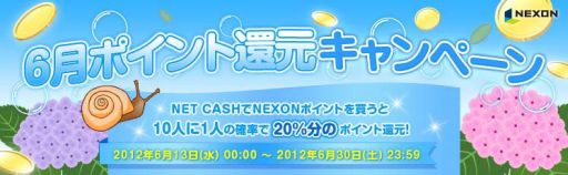 ���������꡼ No.001�Υ���ͥ������ / NET CASH��NEXON�ݥ���Ȥ�10�ͤ�1�ͤγ�Ψ��20��Ը����륭���ڡ���