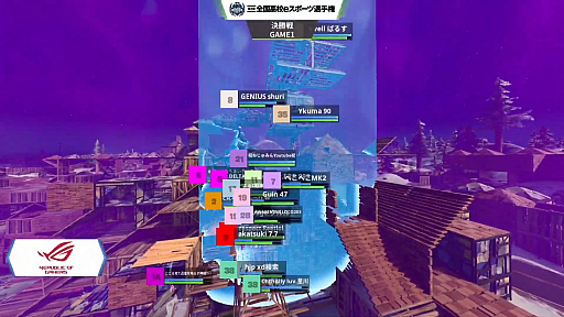 画像ギャラリー No.005のサムネイル画像 / 「第4回全国高校eスポーツ選手権 フォートナイト部門」決勝大会をレポート。高校生プロゲーマーを含む80人の選手が激突