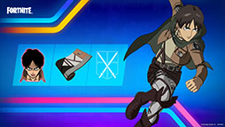 画像ギャラリー No.006のサムネイル画像 / 「フォートナイト」に進撃の巨人のエレン,リヴァイ,ミカサのコスチュームが登場。立体機動装置や雷槍も装備可能に