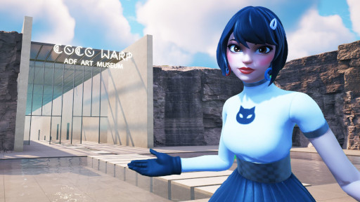 メタバース美術館「COCO WARP」が「フォートナイト」のマップとして