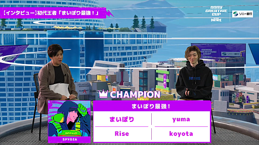 ꡼ No.007Υͥ / ֥եȥʥȡפ˺줿ꥸʥޥåסTactical SkyArenaɤѤeݡSony Creative Cup featuring Fortniteɥݡ