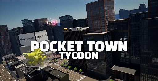 画像ギャラリー No.005のサムネイル画像 / 「フォートナイト」都市開拓シム「Pocket Town Tycoon By ポケットカード」全体エリアを本日公開。仮想世界でキャッシュレス体験ができる