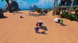 画像ギャラリー No.005のサムネイル画像 / 「レゴ フォートナイト」最新アップデート「農場の仲間たち」を実施。野生のウシやブタを手懐けて,農場で飼育可能に