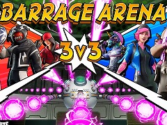 �֥ե����ȥʥ��ȡ׿����ꥨ���ƥ��֥ޥåס�BARRAGE ARENA 3v3�פ������ˡ�����STG�Τ褦�ʥ����󥰤��θ����Ǥ���
