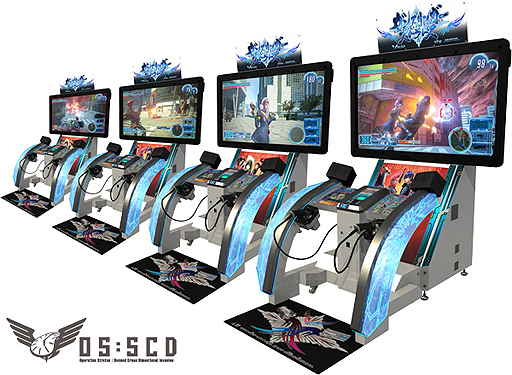 画像ギャラリー No.003のサムネイル画像 / AC「ガンスリンガー ストラトス」は7月12日より順次稼働開始。“2丁1組のガンデバイス”を駆使して戦う注目作